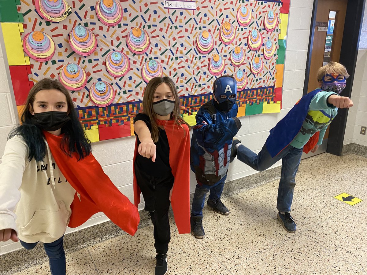 HarwichRaleigh's tweet photo. It’s Superhero Day! We’ve got the best superhero power to prevent bullying! Choose kindness, best superpower! ⁦@LkdsbM⁩ ⁦@LKDSB⁩ https://t.co/tHP4NMJra8