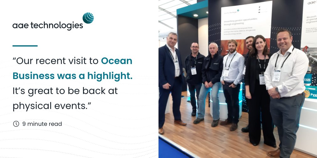 aaetechnologies's tweet photo. Have you read our latest spotlight blog?
Paul joined the team with a wealth of industry knowledge after being in the industry for over 22 years. Read more about why Paul chose to work with us π https://t.co/uKQSpwCxkE
#BusinessDevelopment #SubseaPositioning #SubseaAcoustics https://t.co/OM4bSkDzSH