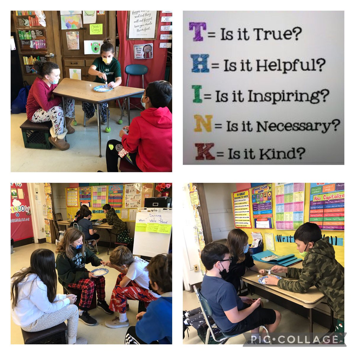 GuidanceSbs's tweet photo. It was great visiting with @MissCosentino classes today for an important discussion about the power of words. Remember to always choose kindness Tigers! 🐯💚☮️#gratitude @SBS_Tigers @salway_mrs https://t.co/tgc8kamQpS