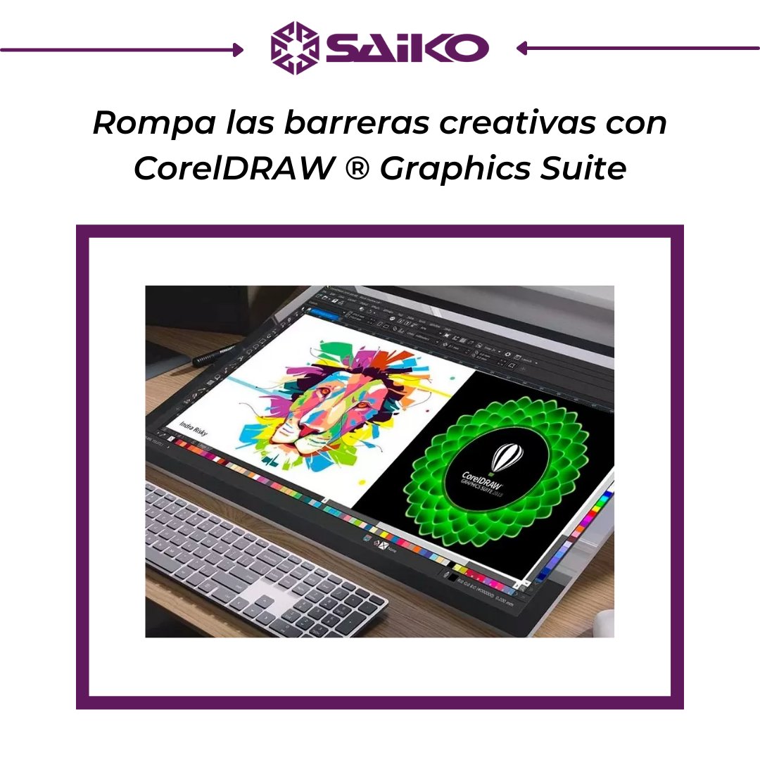 GrupoSaiko's tweet image. Inspírate y crea con #GraphicSuite 👩‍💻