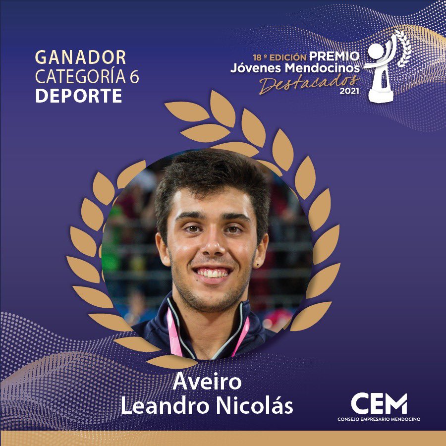 ¡La categoría deportiva tiene su ganador! Leandro Aveiro se lleva la distinción de los #JMD2021 🎖