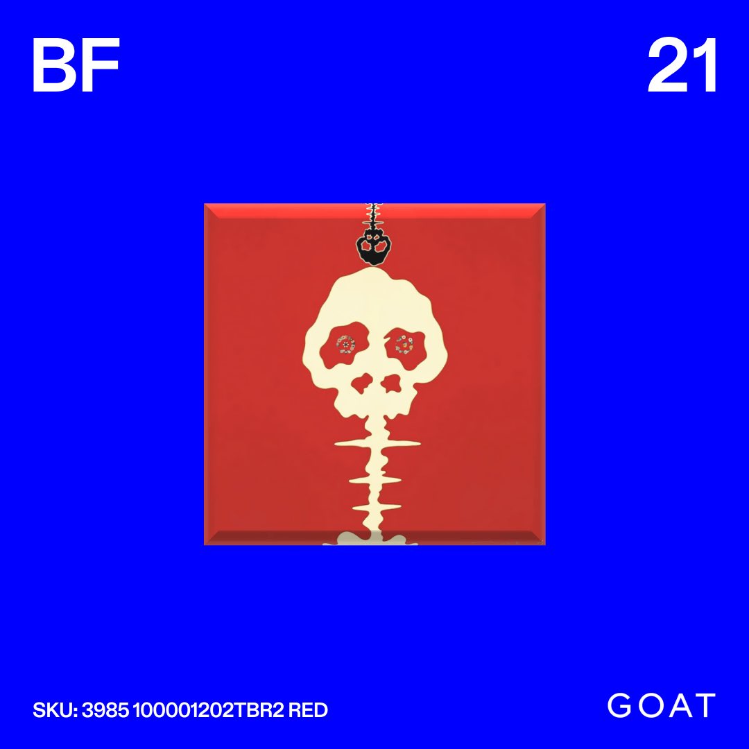 perthbguy's tweet image. Enter #GOATBLACKFRIDAY for a chance to win over $1,000,000 in free prizes, exclusive daily drops and more. goat.app.link/WvnTeEDR9kb