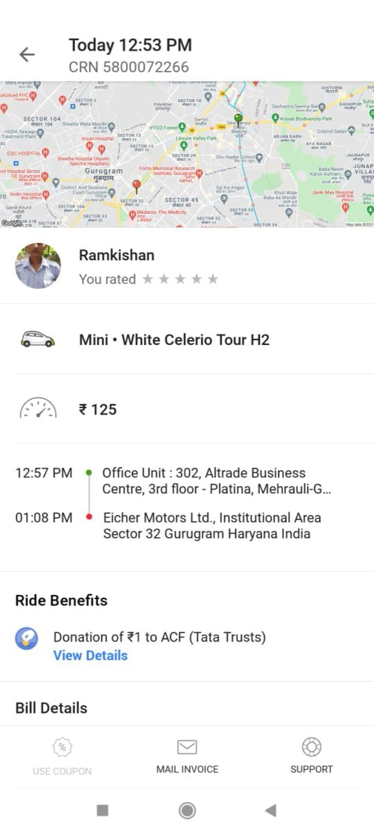 neha1420's tweet photo. #olacabs the #worst experience and why with #ola only - driver took almost 8mins to reach pickup location knowing the fact he was 300 m away &amp; when we started journey he said NO for AC stating  ‘Nahi Chalunga, sasta hogya hai apka fare AC nai chalega’ and very rash driving https://t.co/4Hnctm8tKO