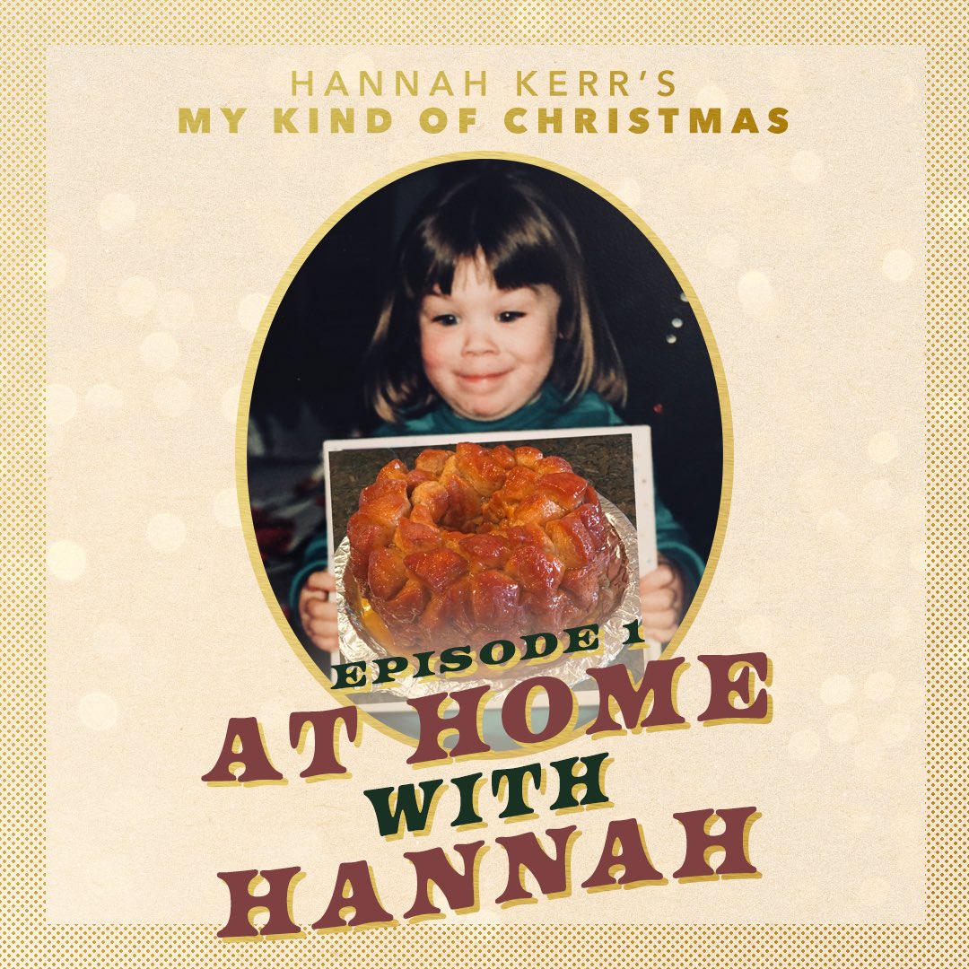 ICYMI: I’m starting a Christmas YouTube series called My Kind of Christmas!!! ☺️🎄✨ episode 1 is coming out tomorrow. My mom and I will be making monkey bread in my kitchen and I can’t wait!!! 🥮❤️