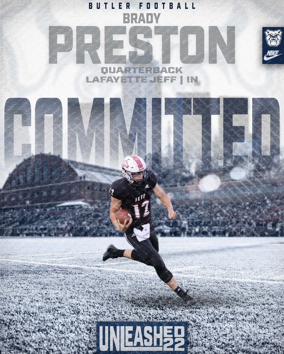 bradygpreston12's tweet photo. ‼️COMMITTED‼️ @ButlerUFootball https://t.co/ShSXJjk0D4