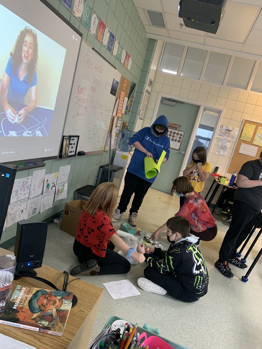 Gr. 6 Ss working on our Space unit project <a href="/NASA/">NASA</a> <a href="/NLESDCA/">NLESD</a> <a href="/Alexis_taylor99/">Alexis Taylor</a>