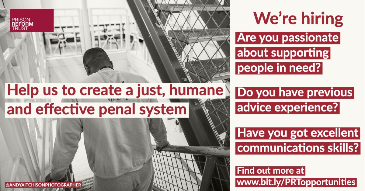 *NEW JOB* We're looking for a full-time advice worker to join our team. Find out more at bit.ly/PRTopportuniti…