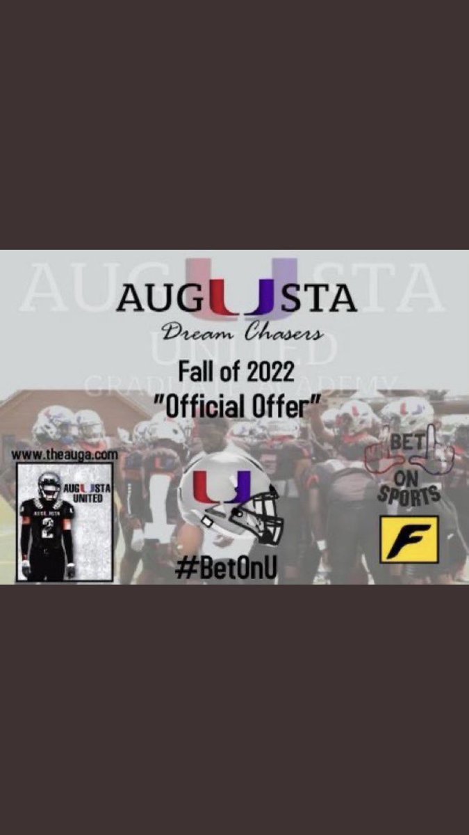 KobePittman's tweet photo. After a conversation with coach Cornell extremely blessed to receive an offer from @_augustaunited https://t.co/l1C3hSoyjn