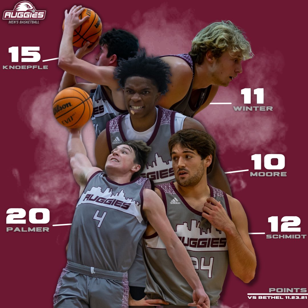 5 players were in double-figures for us last night in our 84-73 win vs Bethel! 🦅