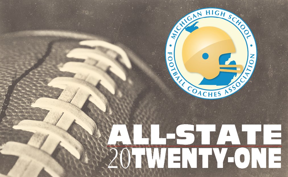 DonnellyDoug's tweet photo. The Michigan High School Football Coaches Association @michiganhsfca has released its 2021 All-State Football Teams - including all divisions and 8-player teams. https://t.co/IUFlsrlf4z https://t.co/ss3FwSUtDq