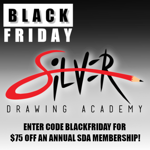 silver_drawing's tweet photo. There’s still time! Take advantage of our Black Friday sale by entering code BLACKFRIDAY to get $75 off an annual membership!

Unlock over 400 video drawing lessons with new content added weekly: https://t.co/lN93wmOMHX

#silverdrawingacademy #sda #blackfriday #charactedesign https://t.co/FbonN0wfxn