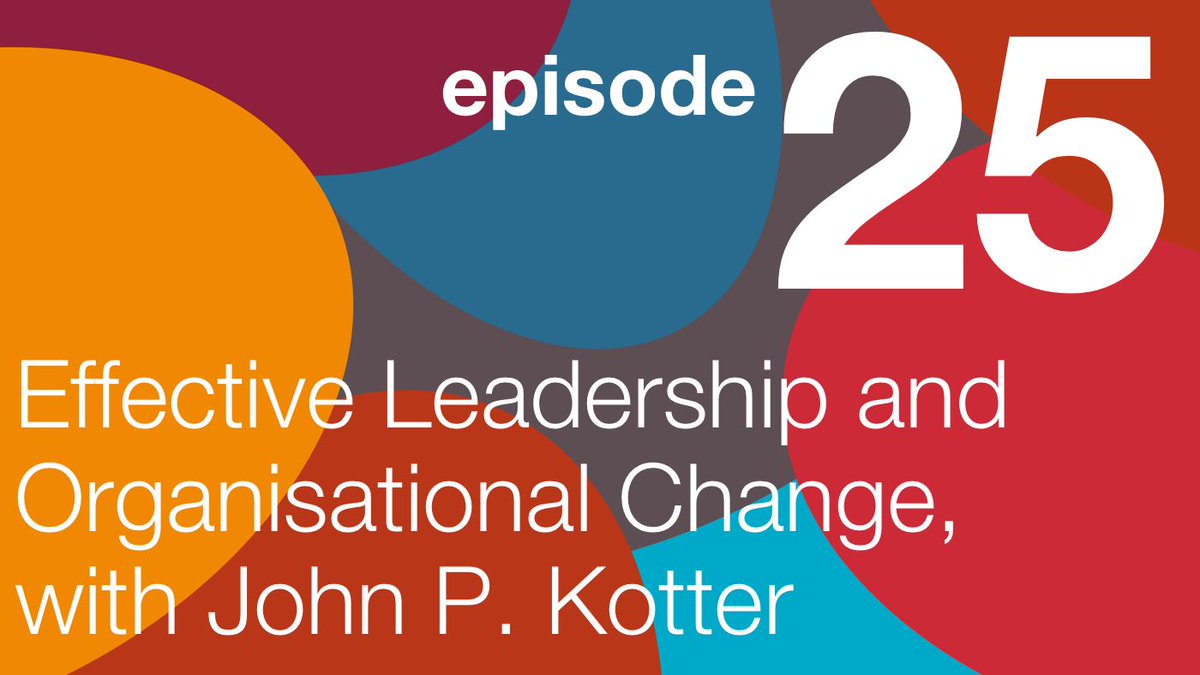 It was great to have Dr John P Kotter on the #RHF podcast and learn about applying change management within the security industry.

Listen to it here - re-thinkingthehumanfactor.com/podcast/effect…

#ChangeManagement #SecurityEducation