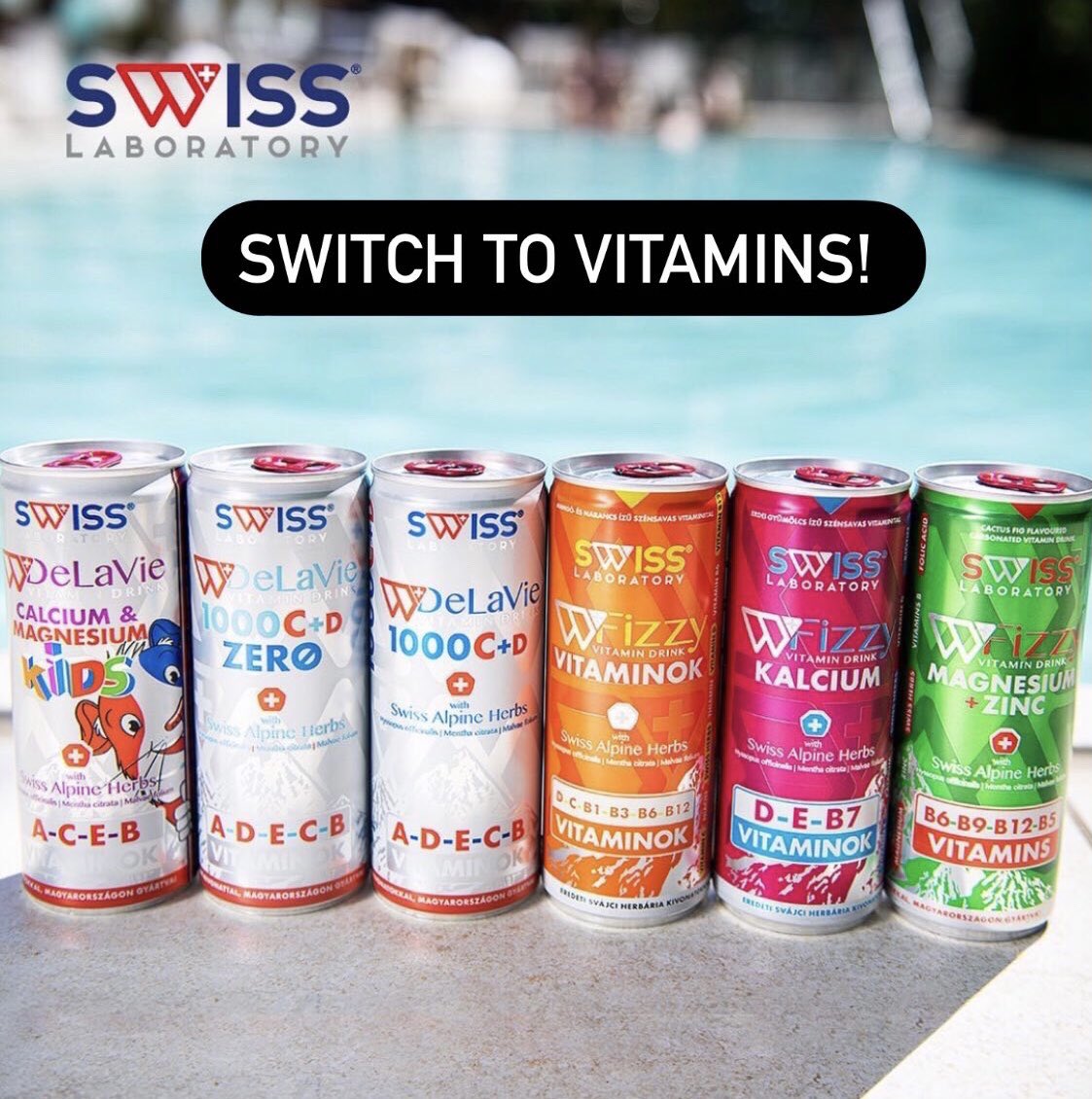 Let us introduce HELL ENERGY’s latest innovation: 

The SWISS vitamin drinks family! 🍹

Only 1 drink daily to take your necessary vitamins for the day! 💪