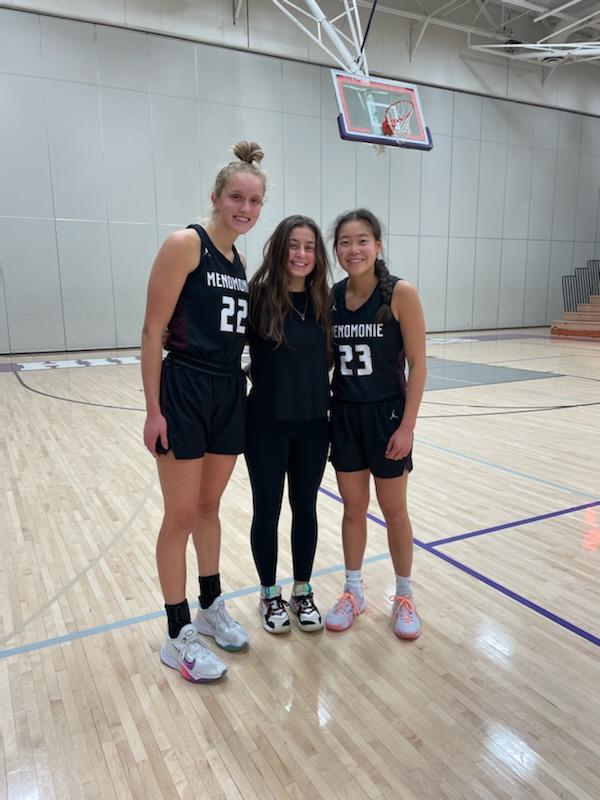 TWBlack2022's tweet image. @emma_mommsen @helen_chen__ @devynschmeling @vcteamwi Was alot more fun having Big Mo and Helen on our AAU team this summer than going against them last night! Best part of AAU is the new friends and relationships!