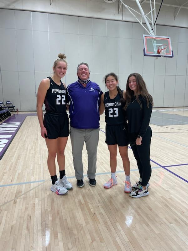 TWBlack2022's tweet image. @emma_mommsen @helen_chen__ @devynschmeling @vcteamwi Was alot more fun having Big Mo and Helen on our AAU team this summer than going against them last night! Best part of AAU is the new friends and relationships!