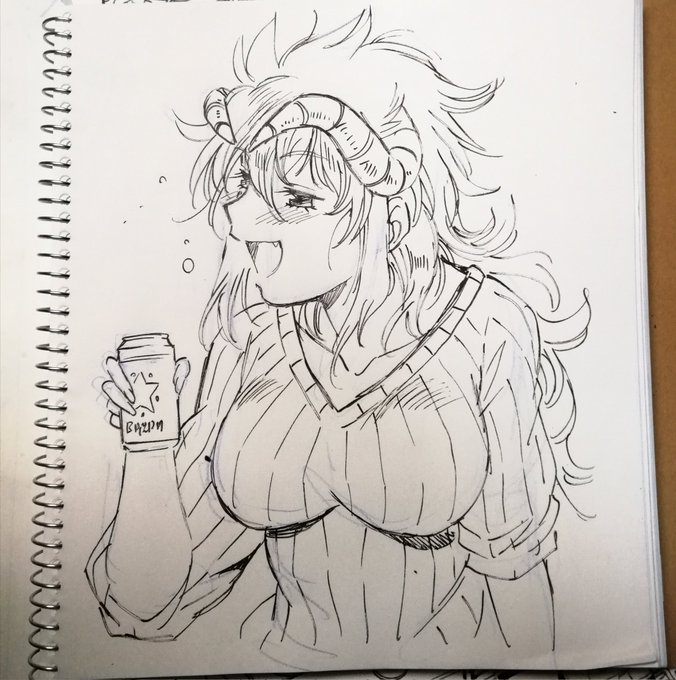 新企画「地球人に嫁いで十年になります」のカームさん。
「もう、女房をこんなに酔わせてどか～すんのよ～♥️」 