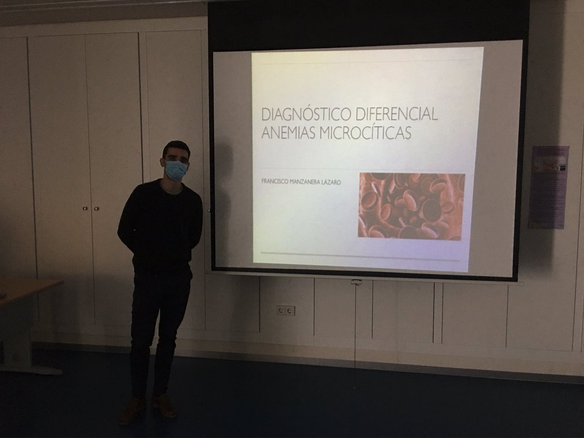 Magnífica sesión sobre anemias microcíticas a cargo de nuestro R-2 de #MFyC Paco Manzanera. #sesionclinica #AtencionPrimaria <a href="/Area3Lorca/">Area 3 Salud Lorca</a>