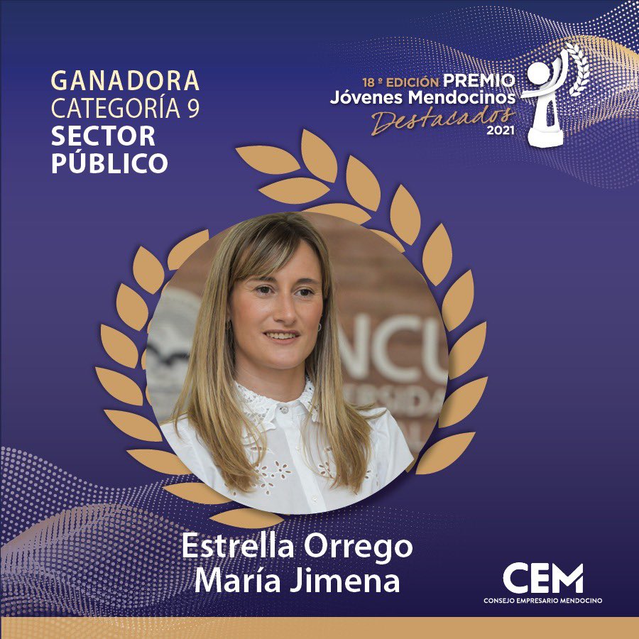 ¡Felicidades <a href="/Jimenaestrellao/">Jimena Estrella</a> por tu premio en la categoría del sector público! 👏🏽 #JMD2021