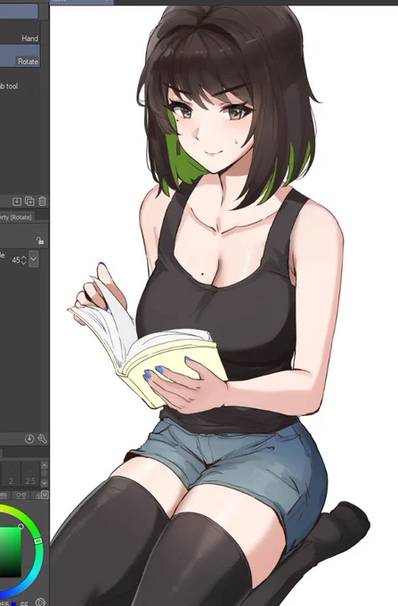 what she reading correct answers only 
