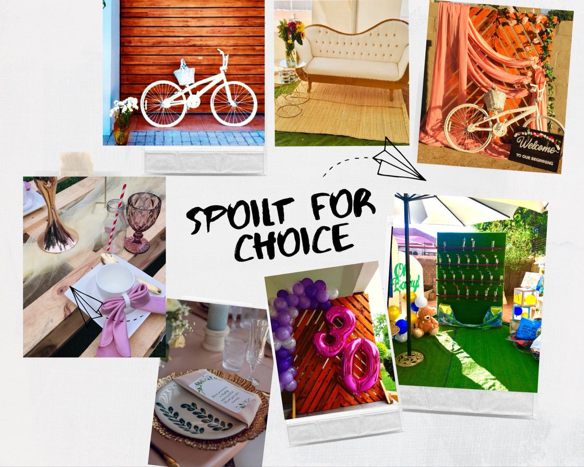 Check out our wide inventory of event must have’s 🌸