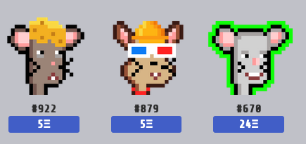 1) The on-chain, royalty-free ethos established by <a href="/AnonymiceNFT/">Anonymice (🐭,🐭)</a> is being extended via a new marketplace under development by community devs <a href="/saintmaxiv/">saintmaxi</a> and <a href="/0xinuarashi/">0xInuarashi</a>.  The royalty-free mouse market allows you to filter by traits and price, edit sales price, and delist.