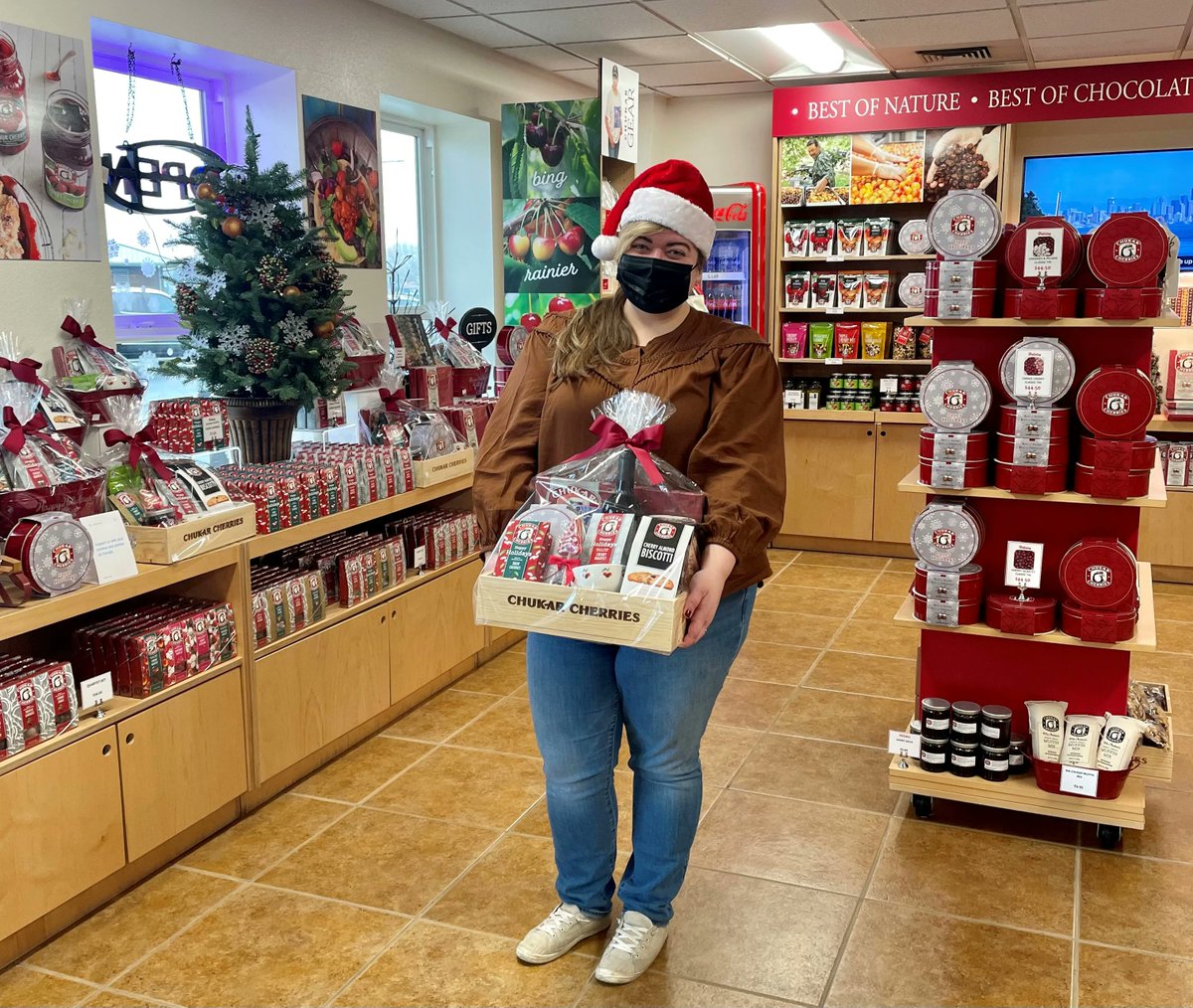 The Holiday Season is upon us and we are ready for it here at our headquarters location! Stop in and checkout our new Holiday collection and try some delicious samples! We are going to be closed Thanksgiving day, but our new Holiday hours will be Monday - Sunday 8 AM to 6 PM.