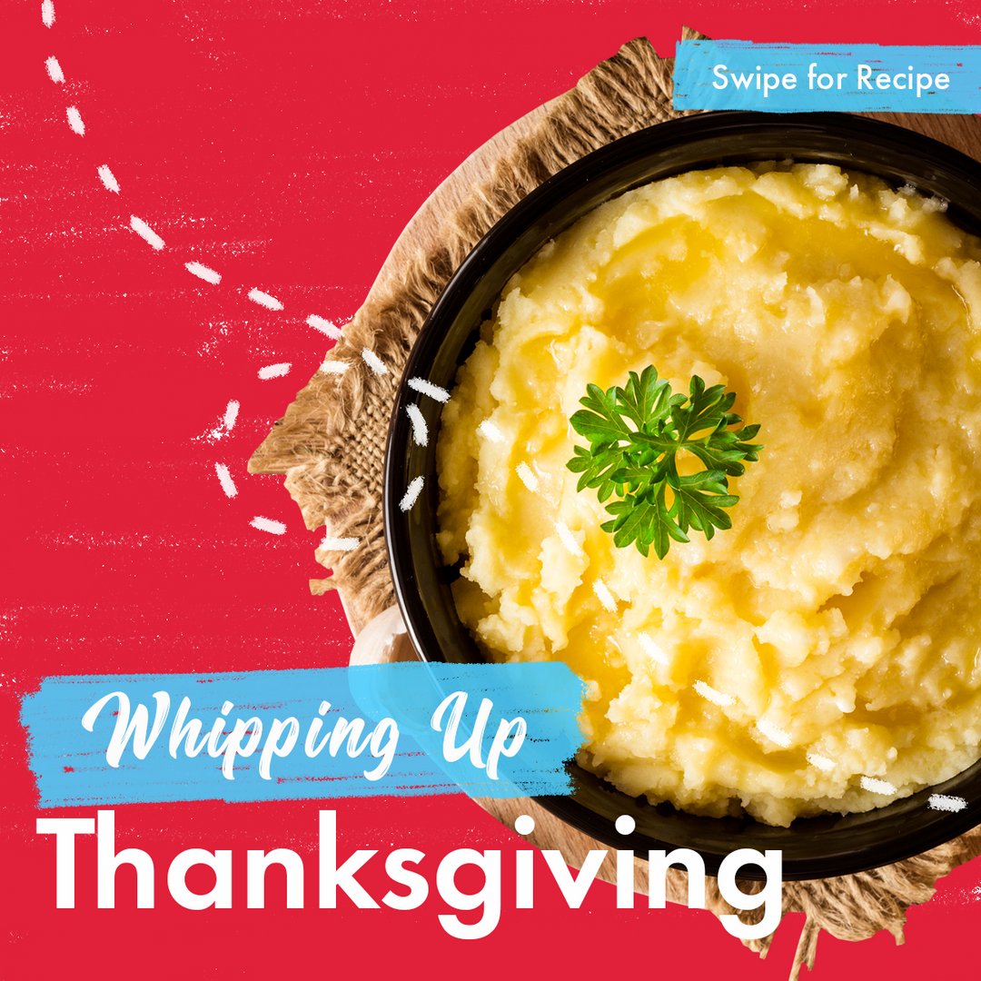 SideDelights's tweet photo. Whip up a rich rendition of a Thanksgiving staple with this satisfying recipe, brie whipped mashed potatoes! To compliment any holiday meal, this dish incorporates brie for an even creamier potato experience.
.
.
.

#SideDelights #Potatoes https://t.co/FkF0rttlUq