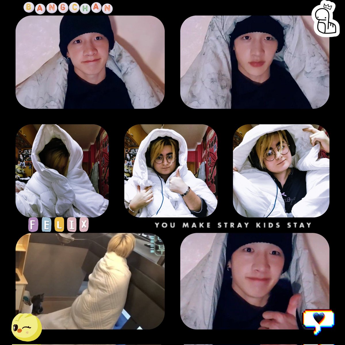 Yuihirazawa3's tweet photo. Always find me, yeah?
I'm never going to leave you behind, yeah? 
#aussieline #CHANLIX #StrayKids #StaySelcaDay ❣️❣️❣️ https://t.co/mNrUwSil8k