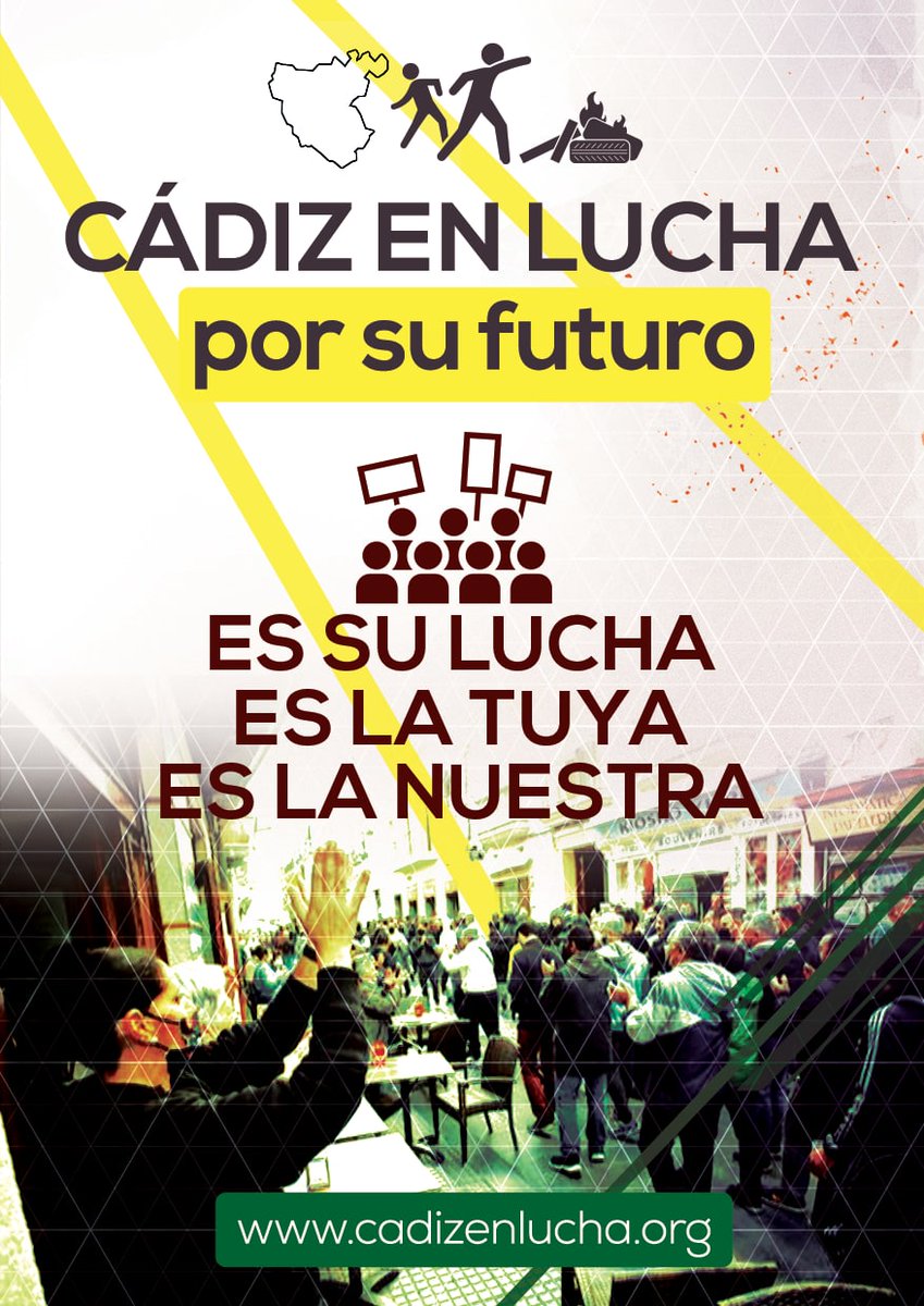 anticapi's tweet photo. Las trabajadorxs del metal en Cádiz llevan 9 días en huelga por sus derechos y los de toda la clase trabajadora.

Se pone en marcha la campaña #CadizEnLucha para extender la solidaridad y apoyar la #HuelgaDelMetal. Podéis aportar a la caja de resistencia: https://t.co/pANIQIa7Q8 https://t.co/gsCeM30dK7