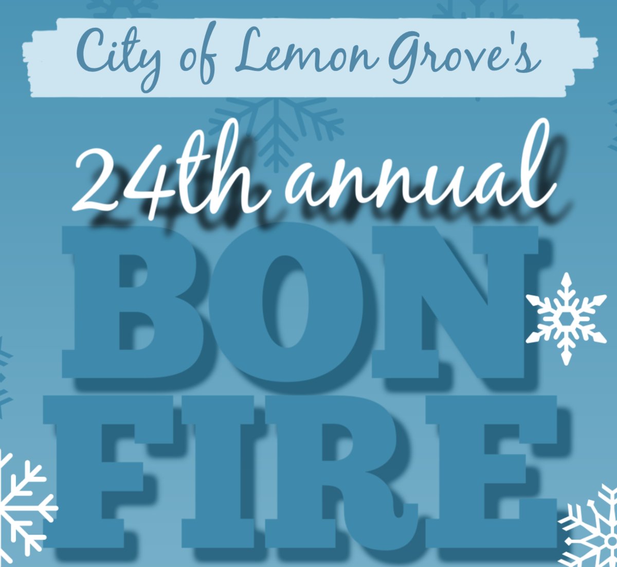 Annual Lemon Grove Bonfire! - This is a wonderful community tradition - don't miss out! Dec. 3rd at Treganza park, 4:30-8:30 pm. edl.io/n1533431