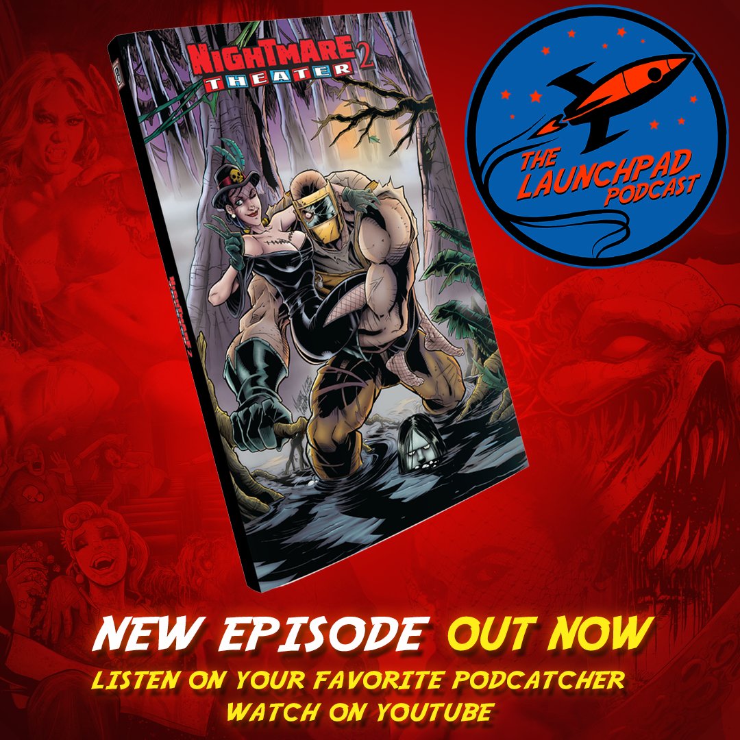launchpadpod's tweet image. Today we get spooked talking with @schraderopolis and @clayadamsfried. #nightmaretheater2 horror anthology comics, and also all the haunted houses we&apos;ve lived in! Come let us scare you! Listen here soundcloud.com/user-7090288/n… 
#launchpadpod #pulpculture #horrorcomics #horroranthology