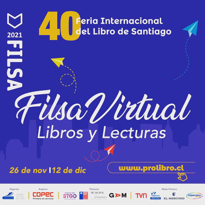 solarriagada's tweet photo. ( Voy a hacer un paréntesis) para contarles que mis novelas estarán en la versión virtual de #filsa este año. En la plataforma de https://t.co/fL2qMieJbU las encuentran bajo la editorial Samsara Chile ediciones 😎
#filsavirtual https://t.co/TCRKnNsYTM