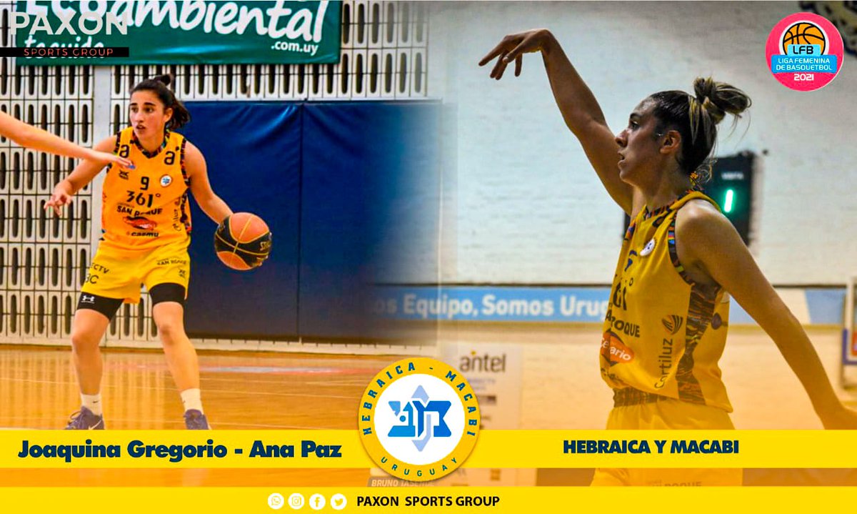 URUGUAY 🇺🇾

Felicitamos a <a href="/HebraicaF/">HebraicaMacabiFemenino</a> y especialmente a <a href="/anitapaz08/">anita</a> y Joaquina Gregorio por el pasaje a la final de la Copa de Oro 🏀