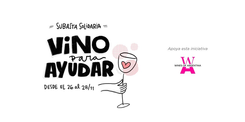 Súmate a la nueva #subastasolidaria en @vinoparaayudar a beneficio del Cuerpo de Voluntarias del Hospital H. Notti 💛

👉🏻Del 26 al 28/11
🏅Se subastan vinos de +90pts del reporte Argentina de <a href="/timatkin/">Tim Atkin</a> 2021 <a href="/winesofarg/">Wines of Argentina</a>