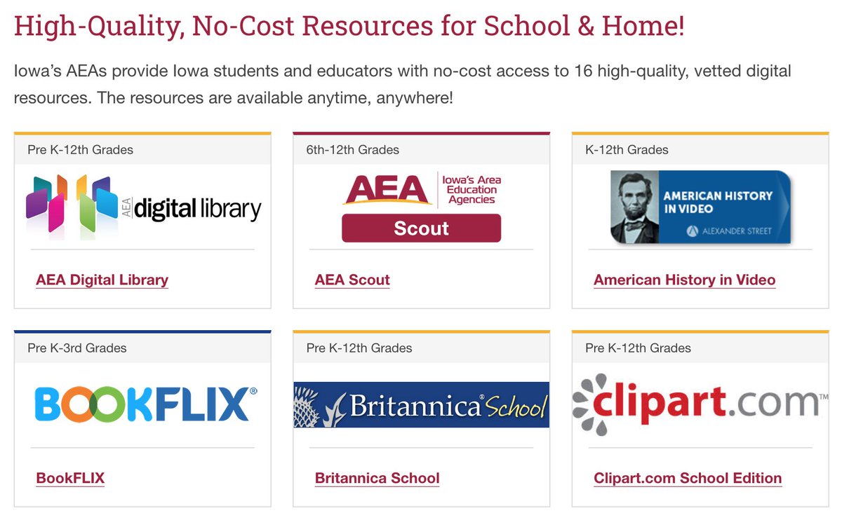 Iowa's AEAs tweet media