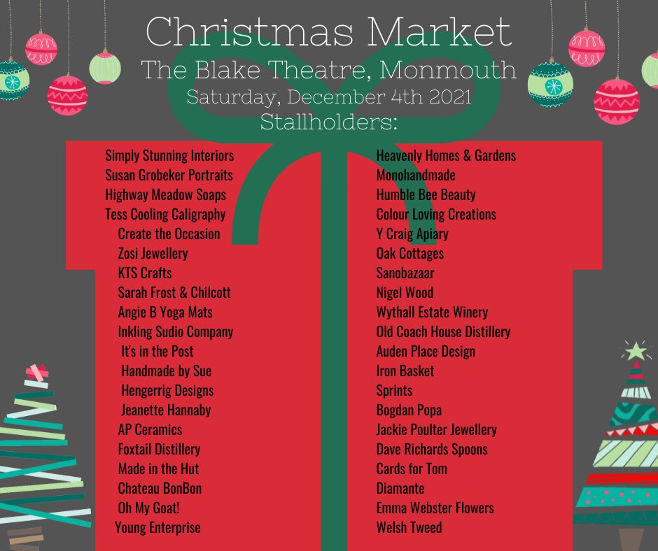 Start your Christmas shopping at the FOMS Christmas Market on Dec 4th. Looking for something different? See what our amazing local stallholders have to offer.
#haberadshersmonmouthschool #christmasfair
#monmouth
