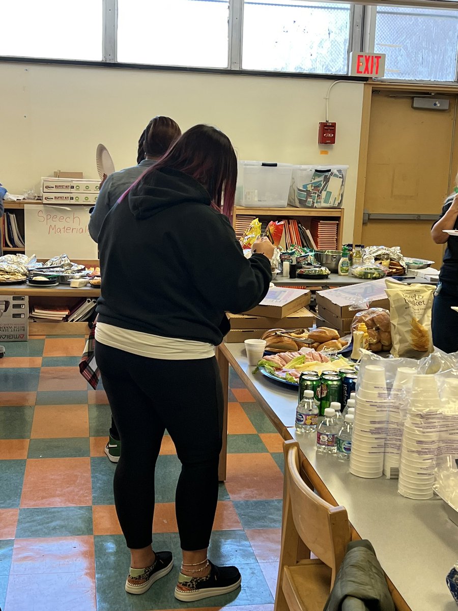 phillycoachreem's tweet photo. Staff potluck… good food, great fellowship, good trouble.@PHLschools @DisstonElem #disston https://t.co/a9Zj7biq59