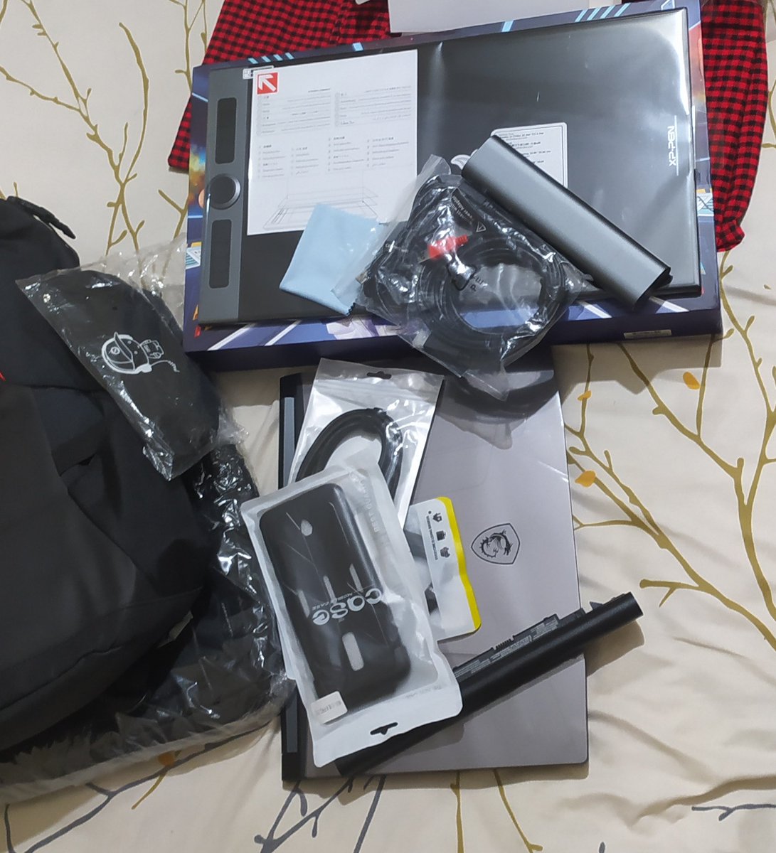 Well finally I managed to get some of my equipments from #newegg #Amazon #aliexpress1111 just waiting for few more to start my work as #youtubegaming, #animator and other online business. So excited to learn more 😁😁😊😊.