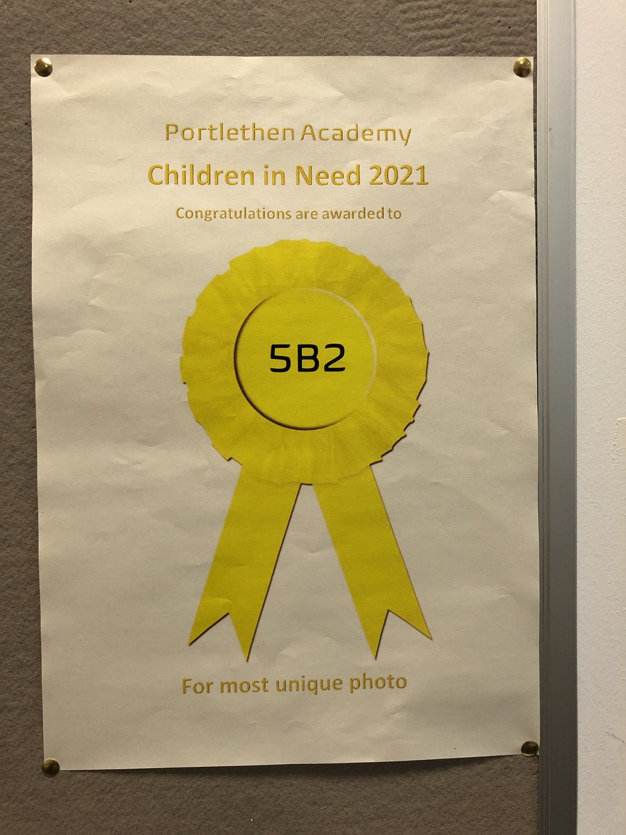 Miss_ClarkBusEd's tweet photo. When your clan wins a prize!!!! 🙌😍🎉 #mostunique #ProudofPorty @PortyAcad @BourtreePorty https://t.co/XHbQmlgkAG