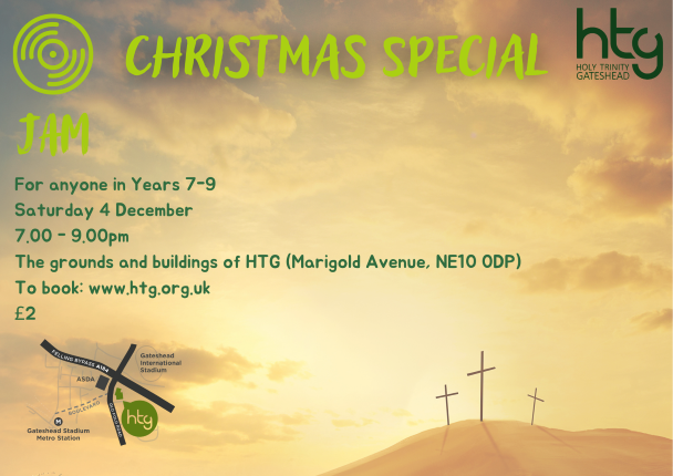 HTGChurch's tweet image. Come along for loads of fun and games; Pizza and snacks; challenges and a short talk from a guest speaker exploring what's the BIG deal about a LITTLE baby born in a manger.