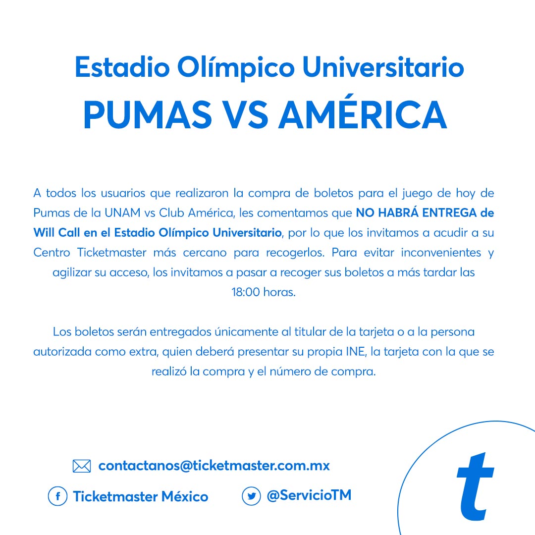 Ticketmaster México tweet media