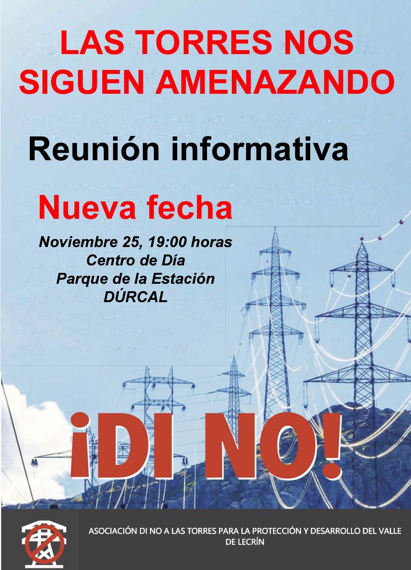 dinoalastorres's tweet photo. ¿Qué superficie del Valle de Lecrín te parece aceptable cubrir con paneles fotovoltaicos? ¿Cuántos aerogeneradores puede albergar nuestro valle sin destruir su belleza?

Mañana hablamos sobre implantación de renovables en el Valle de Lecrín. 

¡Te esperamos! https://t.co/KPnpLTm2i0