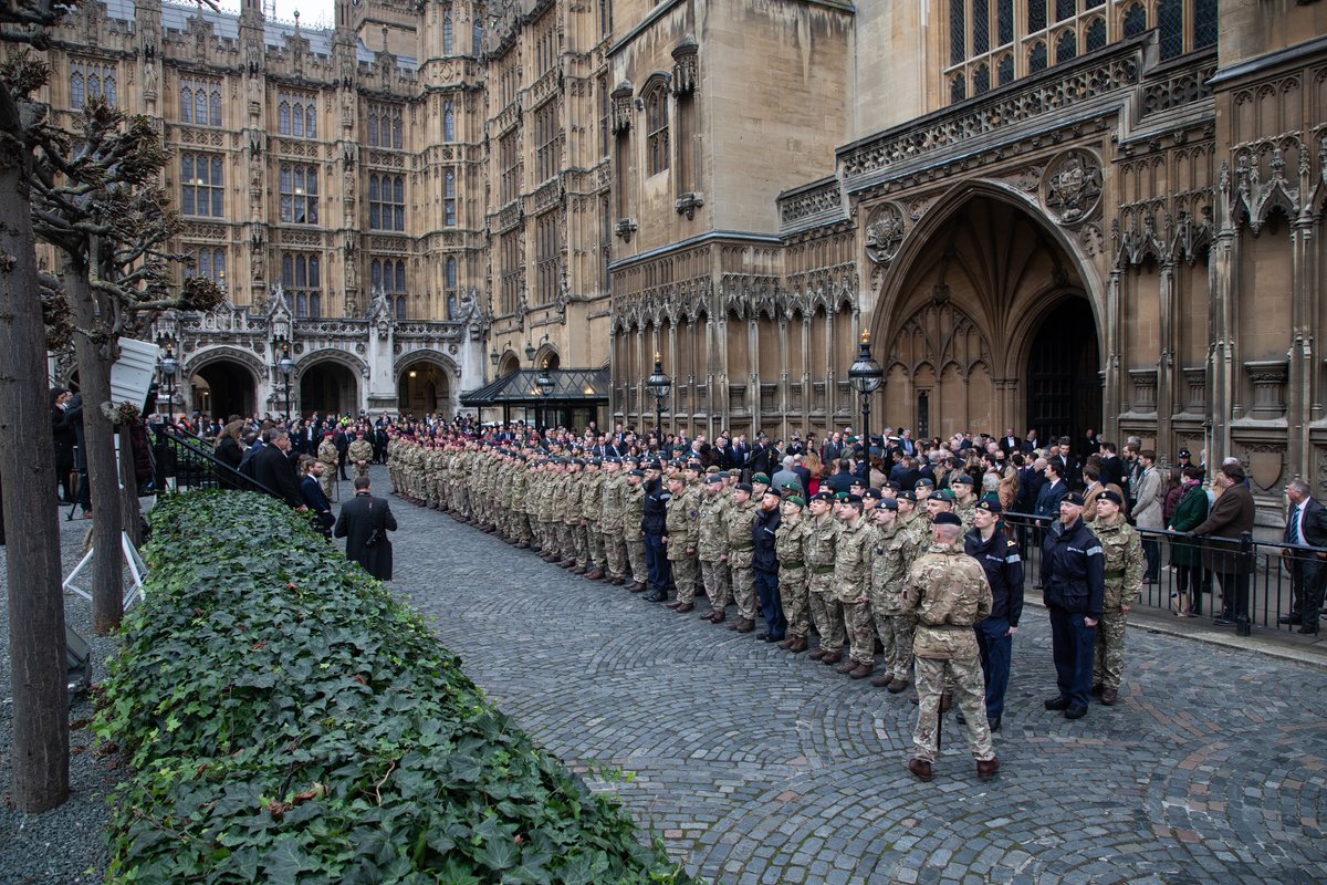 RAFPhotog's tweet photo. Armed Forces personnel from the @RoyalAirForce, @BritishArmy &amp; @RoyalNavy were captured today by Sgt Wise as they attended a reception at @UKParliament 

Personnel were involved in the evacuation of over 15,000 British nationals &amp; vulnerable Afghans during Op PITTING https://t.co/SgSI5ZmRWj