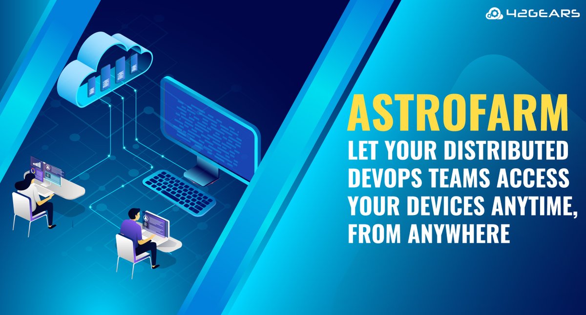 42gears's tweet image. Devices don&apos;t understand time zones; let developers across geographies share the same set of testing devices. Try AstroFarm
bit.ly/2VKhQun
#PrivateDeviceFarm #RealDeviceTesting #PrivateMobileAppTestingPlatform #AstroFarm #42Gears