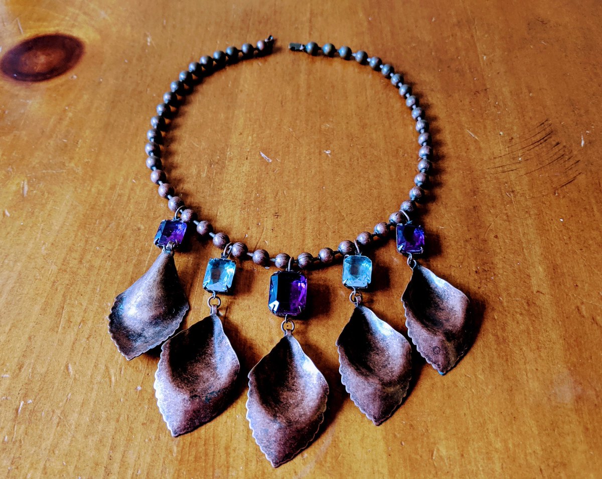 This is one of those perplexing pieces.  So gorgeous and so unique, yet still in the shop.  Perfect for this time of year and really just such a show stopper in every way.  I'd love to hear from fellow shop owners on their 'I can't believe I still have this!' pieces.