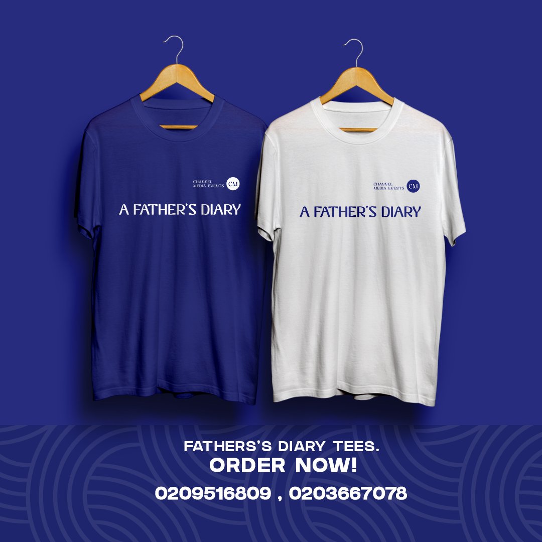 Channelmedia_'s tweet photo. How you can show up on Sunday... 
Donate 35ghs, and get this cool T-shirt!!! 😍😀

#november28
#afathersdiary #event #4daysleft #appreciatingfathers #GodsLove #fatherhood #music #twoexperiences #virtualhubgh #liveshow #Tickets #tshirts #DontMissOut #channelmediaevents 🔥 https://t.co/SPtliEs7dz