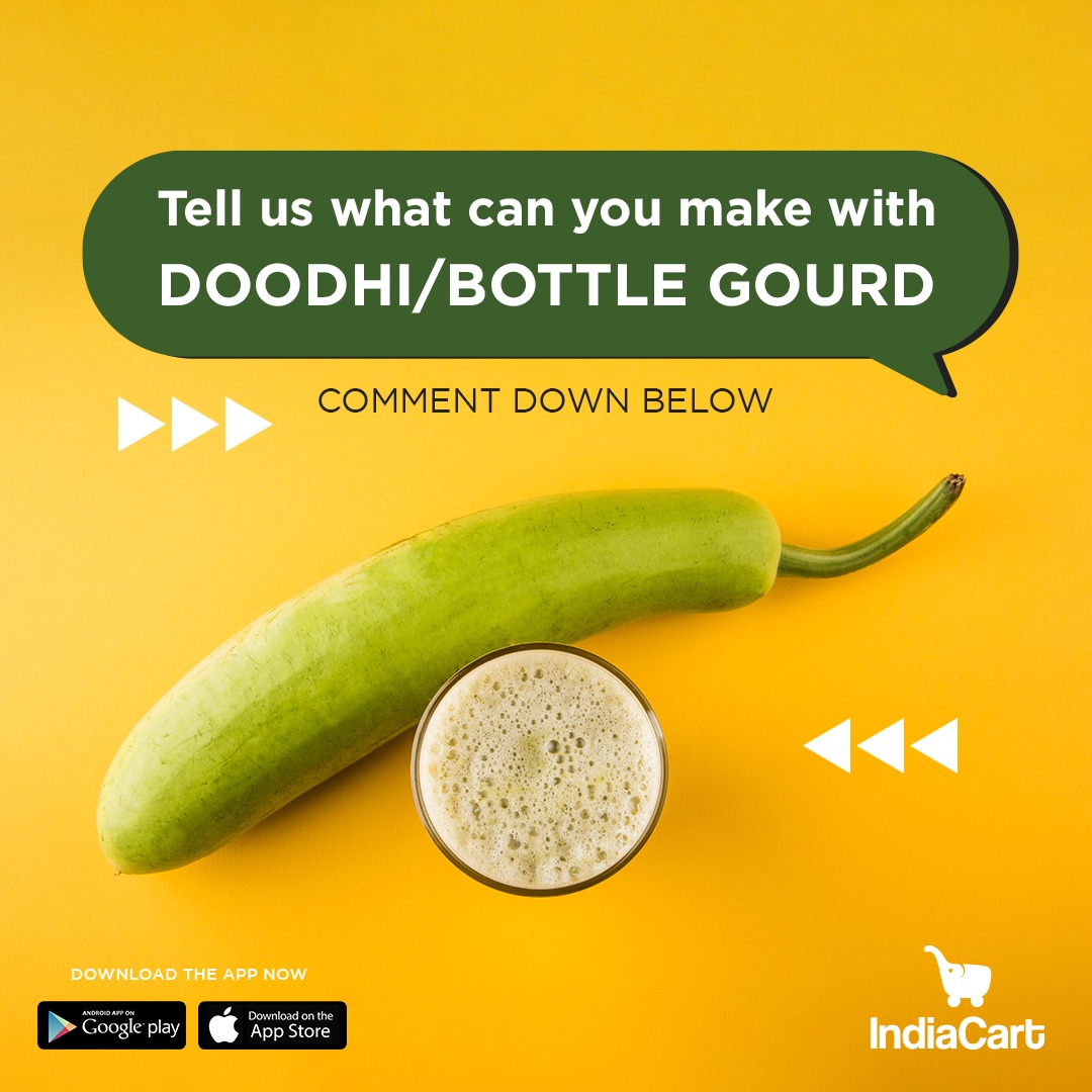 Tell us what you usually make with doodhi?
We'll start.. doodhi ka halwa
Order now from @IndiaCart - Easy Online Shopping 🛍 
Link in bio
#indiangroceryinSacramento #Sacramentoindians #indianfoodinSacramento #indiangroceryinusa  #indiacartapp #desishop #desifood