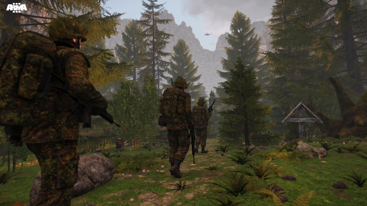 G4nDalf_EG's tweet photo. ,,German soldiers marching through the mountains" 🌄

#Arma3 #Arma3Photography
#Arma3Mods #Arma3DLC
#Mountains 

@bohemiainteract @Arma3official 
@globmob_arma3 https://t.co/8RfXa703k8