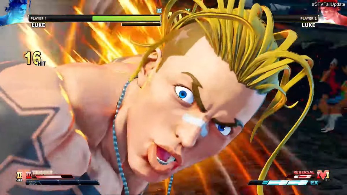 wintersoulyk's tweet photo. Imagine...the last thing you see on this Earth is Luke from Street Fighter V POGchamping you before he sends you on a 1st class trip to the afterlife https://t.co/siws0TKSX3