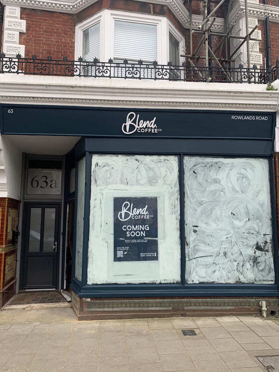 📢 WORTHING LOCATION ANNOUNCEMENT 📢 

We are pleased to finally announce Blend Coffee Co. - Worthing will be located at 63 Rowlands Road, Worthing, BN11 3JN.

We are coming towards the end of our build meaning our opening date announcement is inbound!